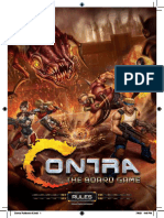 Contra Board Game Rulebook