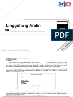 Filipino LE Week 1 Day 1 Ectabangay