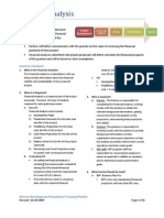 Financial Analysis Course Notes