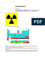 Radioactive Contamination