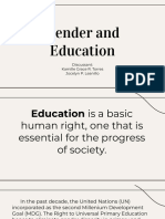 Gender and Education