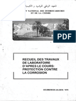 11.377-17 Recueil Des Travaux de Laboratoire D'après Le Cours - Protection Contre La Corrosion