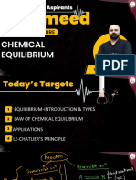 CHEMICAL EQUILIBRIUM - Class Notes - Ummeed 2023