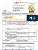 Unidad de Aprendizaje N2 SEMANA DE EDUCA INICIAL de La Edad de 3años