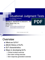 Situational Judgement Test - McDaniel