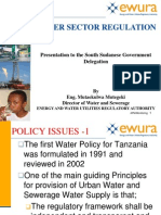 Water Sector Regulation