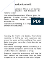 Module I International Business