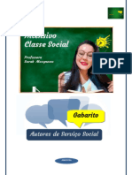 Intensivo Classe Social - 2020 - Autores de Serviço Social - GABARITO - AMOSTRA