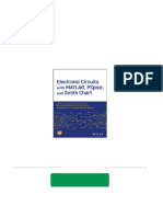 (PDF Download) Electronic Circuits With MATLAB®, PSpice®, and Smith Chart Wŏn-Yŏng Yang Fulll Chapter