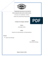 Trabalho Perspectiva Do Multiculturalismo e Do Estado Pluriétnico