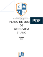 Planejamento 7º Ano