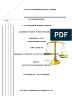 Derecho Internacional Privado Problemas de Conflicto de Leyes y de Cia Judicial