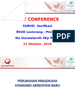 EXIT CONFERENCE Survai Verifikasi