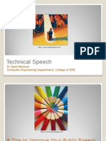 Technical Speech: DR Saad Rehman Computer Engineering Department, College of EME