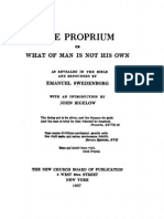 John Bigelow The PROPRIUM or What of Man Is Not His Own As Expounded by EMANUEL SWEDENBORG New York 1907