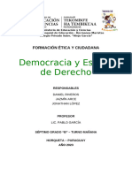 Democracia y Estado de Derecho1