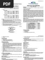 Salmonella IgM ELISA Package Insert