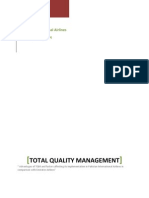 Total Quality Management: Pakistan International Airlines