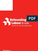 Re Founding Labour To Win