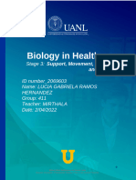 Biology in Health Care-Stage 3 Activities