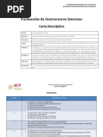 CARTA DESCRITIVA Impartición de Cursos 