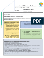 Plan de Intervención Del Maestro de Apoyo, Niño Gabriel