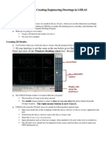Lesson 3 - Creating Engineering Drawings in I-DeAS