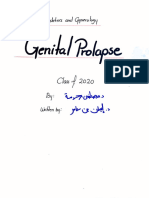 Genital Prolapse