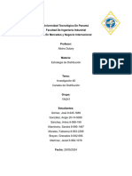 Investigación # 2 - Trabajo Escrito - Canales de Distribución - Grupo # 1