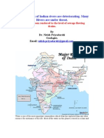 River Pollution in India.