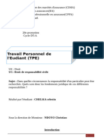 TPE Droit de Responsabilité Civile