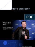 Elon Musk's Biography