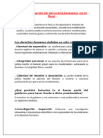 Noticia Violación de Derechos Humanos en El Perú 2