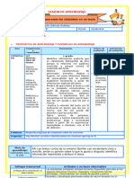 SESION DE APRENDIZAJE Conocemos Los Sinónimos en Un Texto