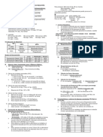 Valores y Formulas Mas Usadas en Pediatria