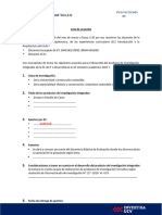 Acta de Acuerdos - Investigación Formativa - IV CICLO