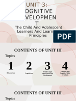 Child and Adolescent Learning Principles