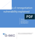 TLS / SSL Session Renegotiation Vulnerability CVE-2009-3555