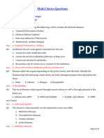 Multi Choice Questions: Class & Subject: IX, Science (Biology) Chapter-13: Why Do We Fall Ill?