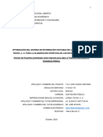 697 - Optimización Del Sitema de Infomarción Contable para La Elaboración Oportuna de Los EE - FF