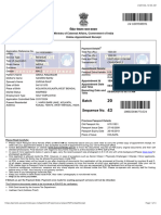 Passport Appointment Receipt ABDUL RAUF