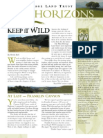 Autumn 2008 Horizons, Muir Heritage Land Trust Newsletter