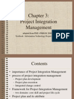 PMBOK Chapter 3 - Integration