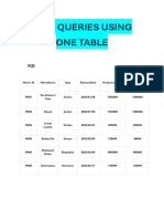 SQL Queries