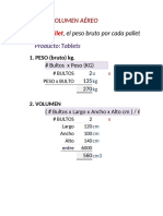 EXCEL Desarrollado en Clase - Flete Aéreo