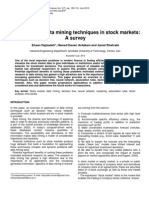 Application of Data Mining Techniques in Stock Markets