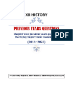 Hsslive Xii History Previous Questions 2024