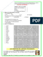 Ficha-Juev-Reli-Identificamos A Los Profetas Del Antiguo Testamento - Jezabel Camargo-Único Contacto-978387435