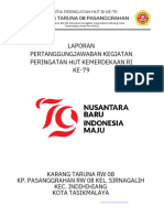 LPJ Kegiatan Peringatan Hut RI