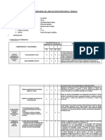 Planificación Anual Del Area de Educación para El Trabajo